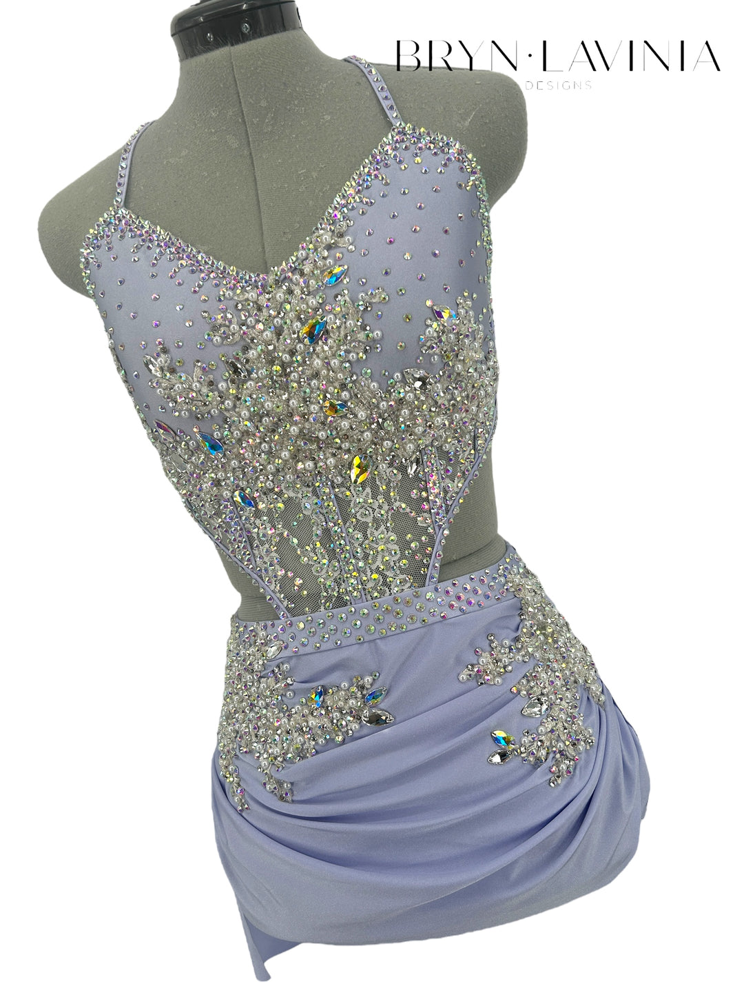NEW AS Lavender/White ready to ship costume