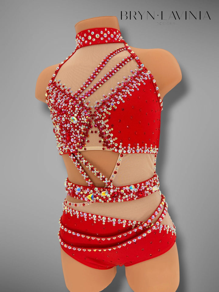 CXL Red/Light Nude Mesh ready to ship Ella