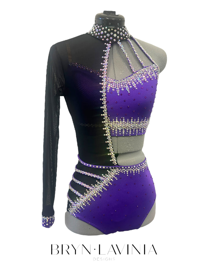 NEW AS Black/Purple ready to ship costume