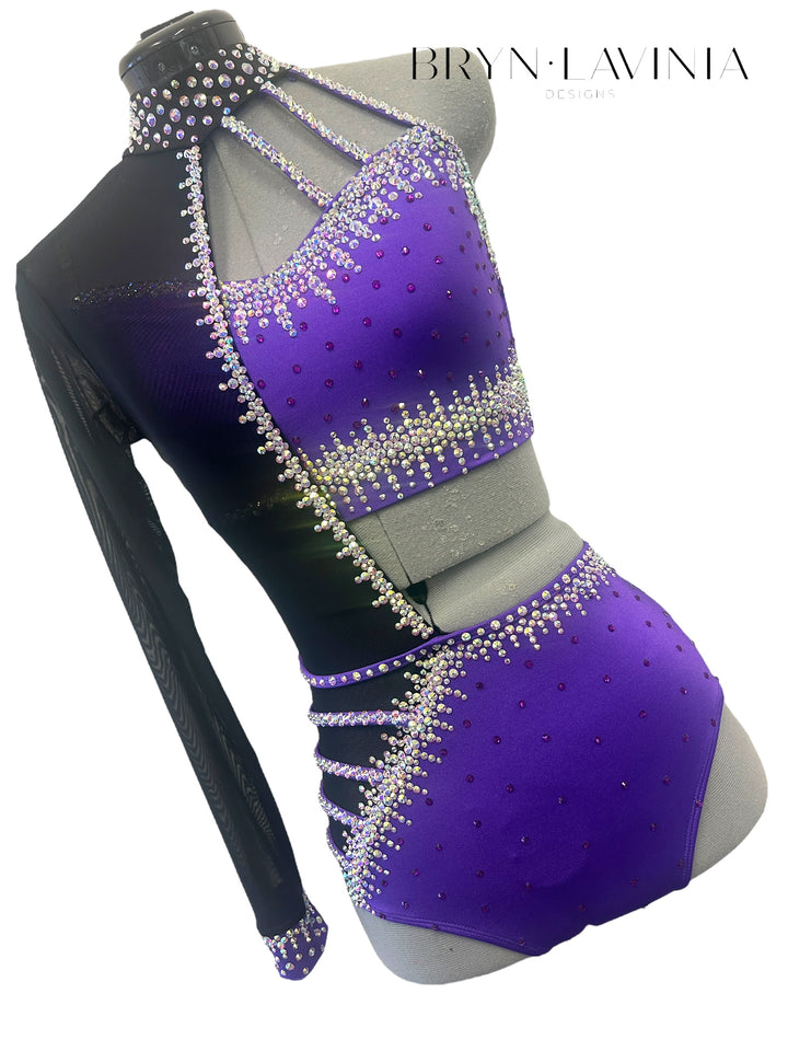 NEW AS Black/Purple ready to ship costume