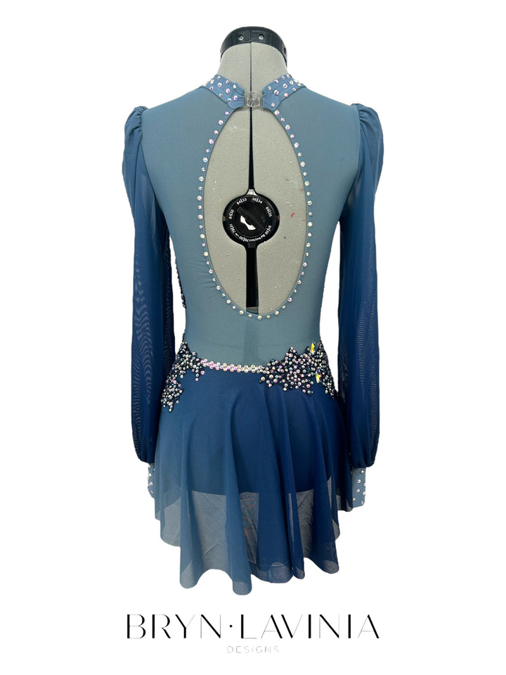 NEW AXS/S Slate Blue/Navy ombré ready to ship costume