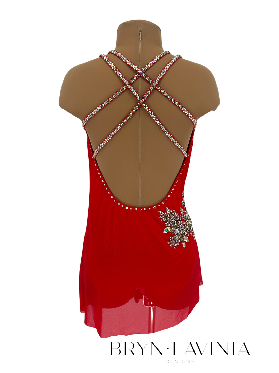 NEW AS Red/Champagne ready to ship costume