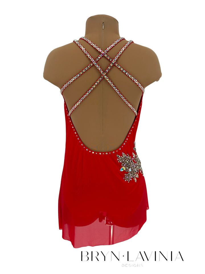 NEW AS Red/Champagne ready to ship costume