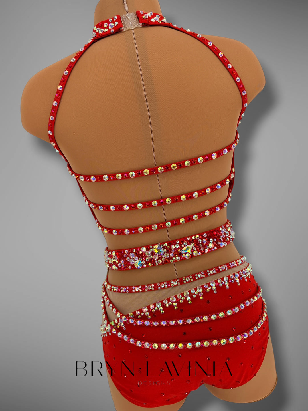 CXL Red/Light Nude Mesh ready to ship Ella