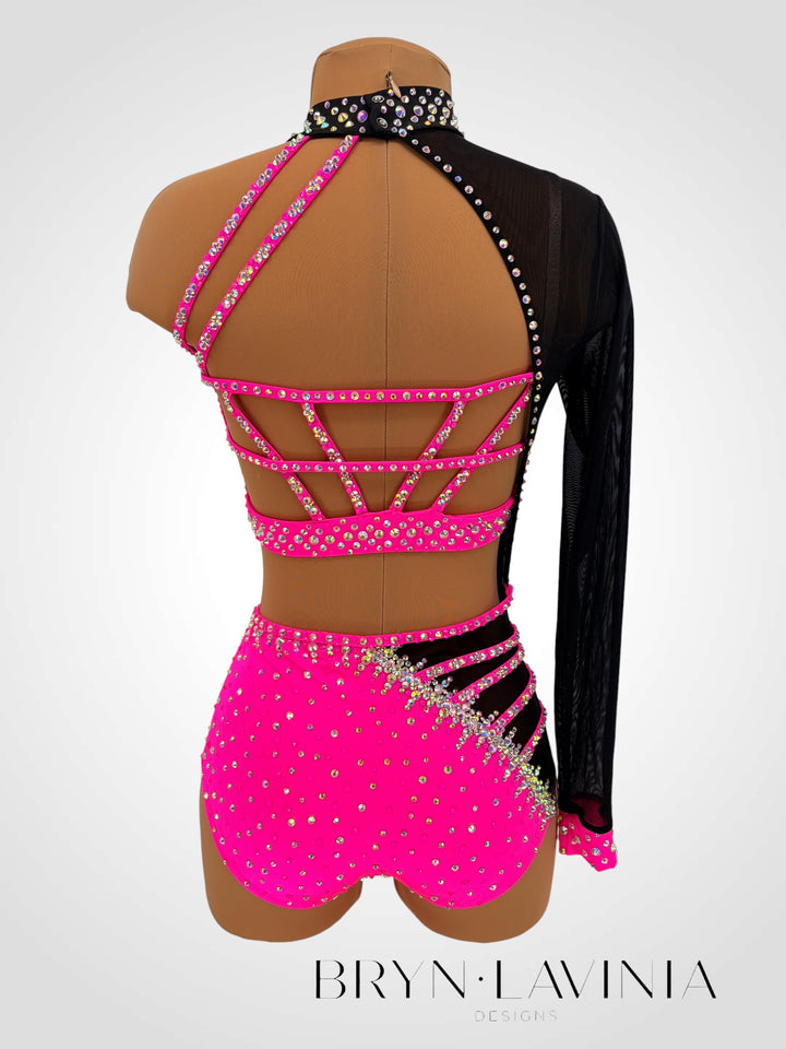AS Hot Pink/Black Ready to Ship Harlow