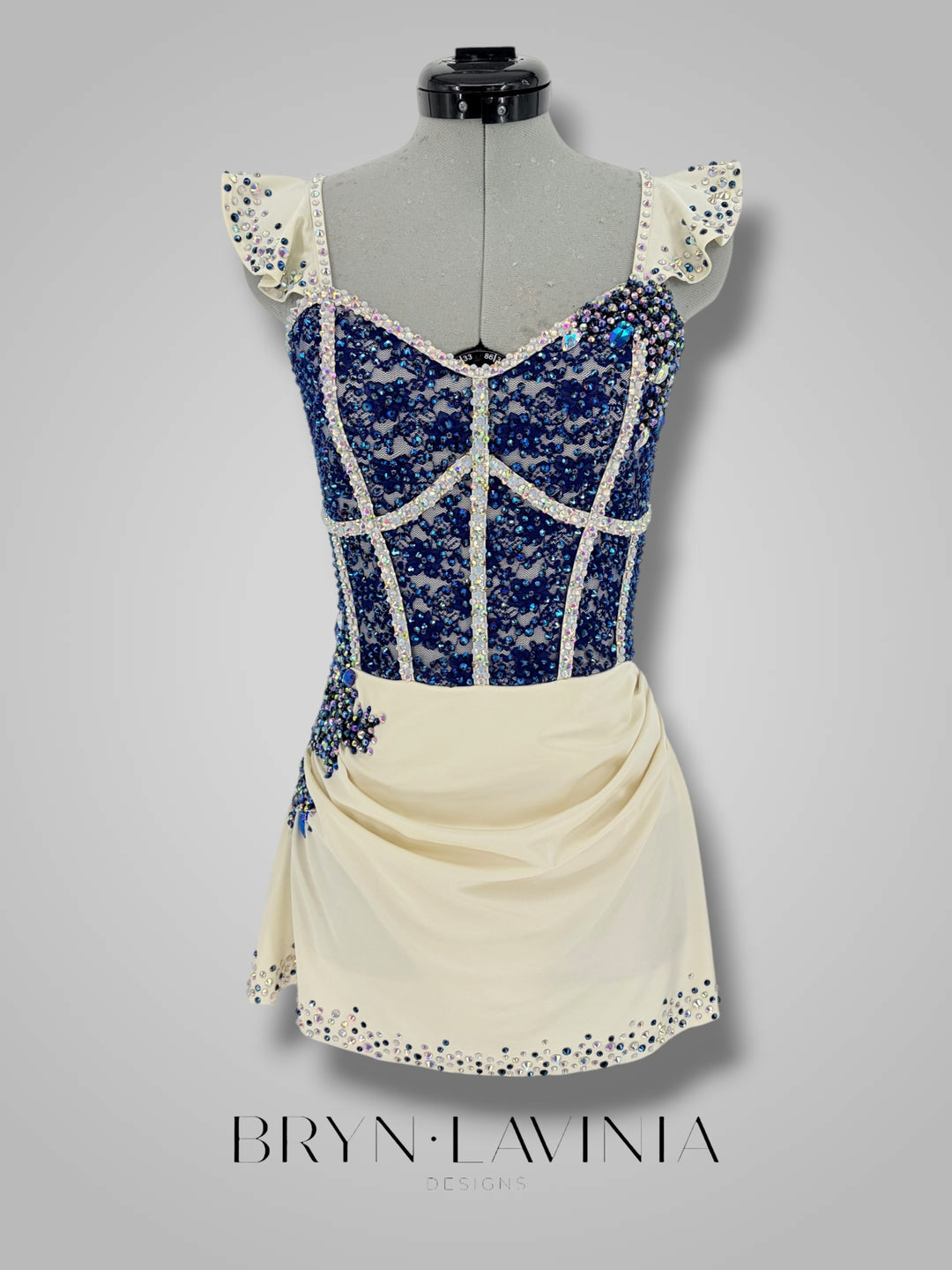 AXS Ivory/Navy Ready to Ship Mara