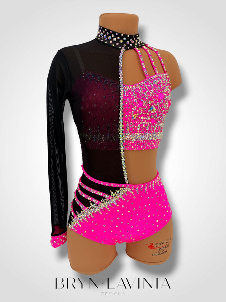 AS Hot Pink/Black Ready to Ship Harlow