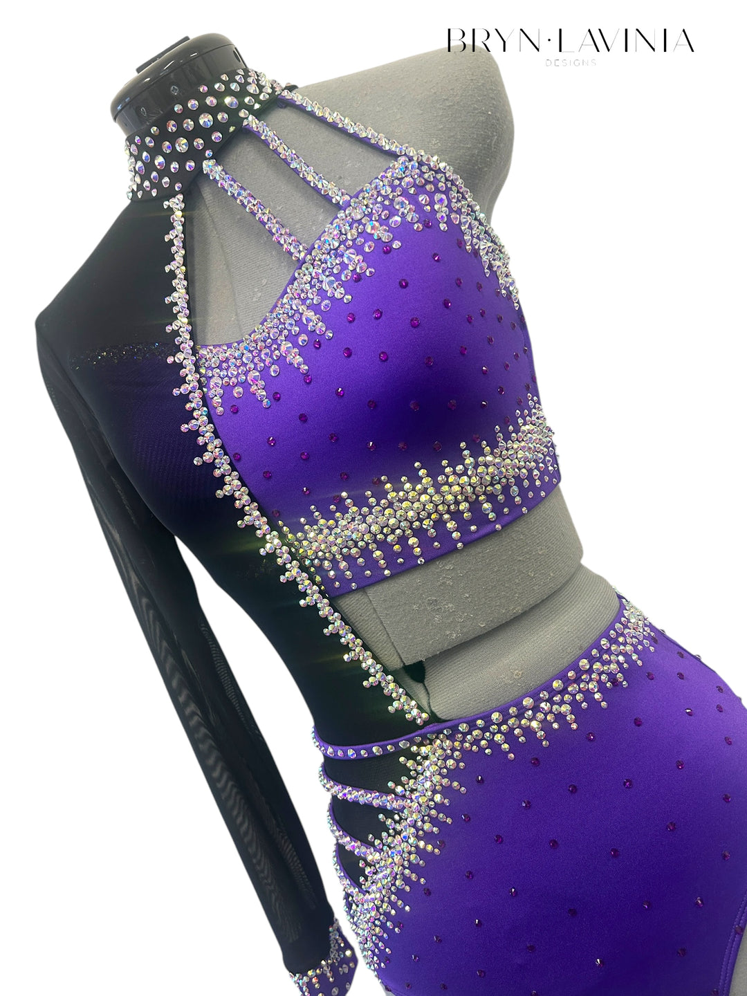 NEW AS Black/Purple ready to ship costume