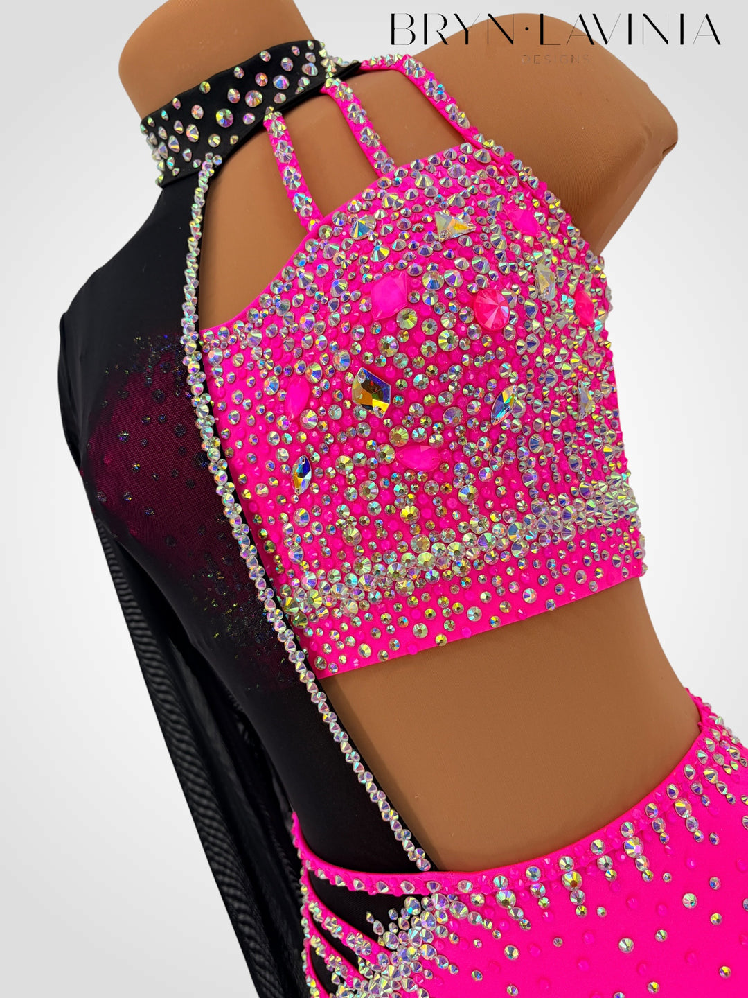 AS Hot Pink/Black Ready to Ship Harlow