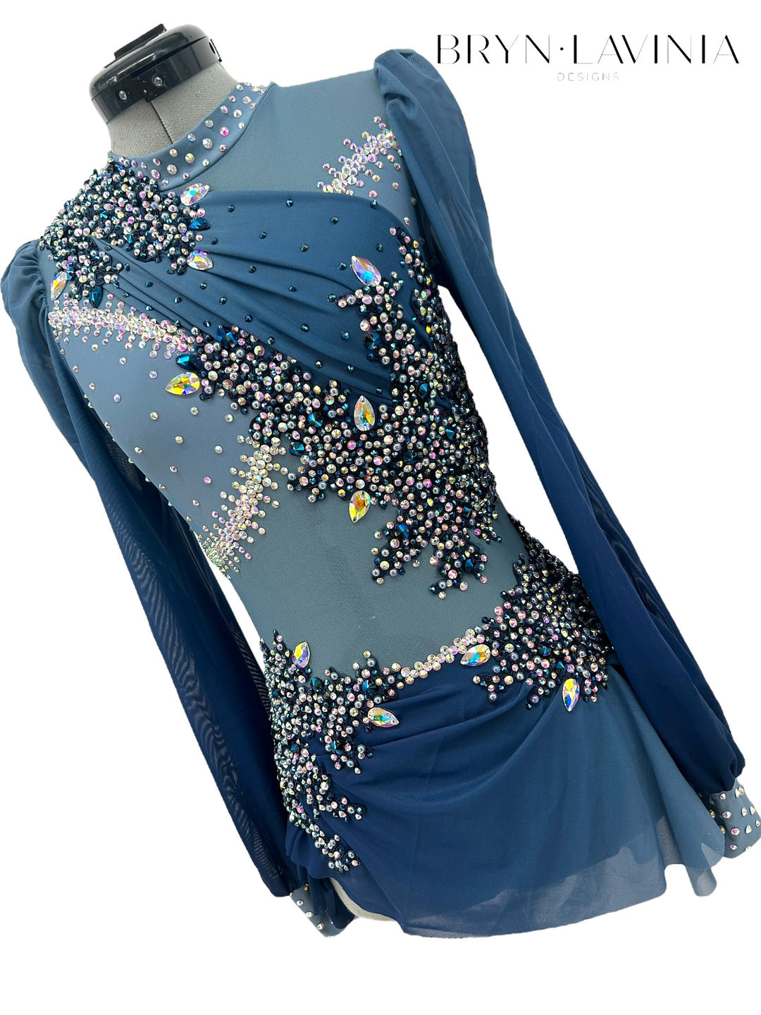 NEW AXS/S Slate Blue/Navy ombré ready to ship costume