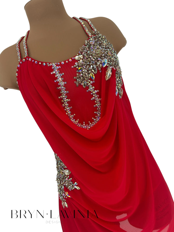 NEW AS Red/Champagne ready to ship costume