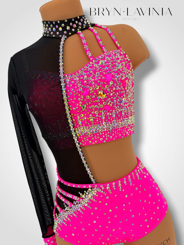 AS Hot Pink/Black Ready to Ship Harlow