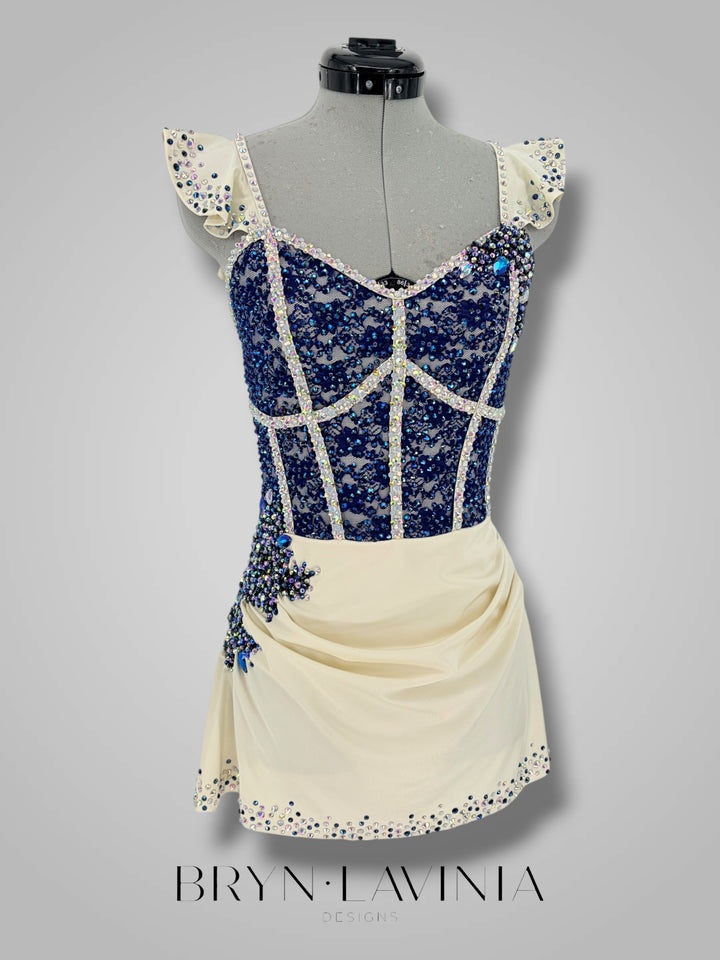 AXS Ivory/Navy Ready to Ship Mara