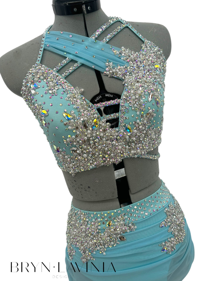 NEW AS Light Blue/White ready to ship costume