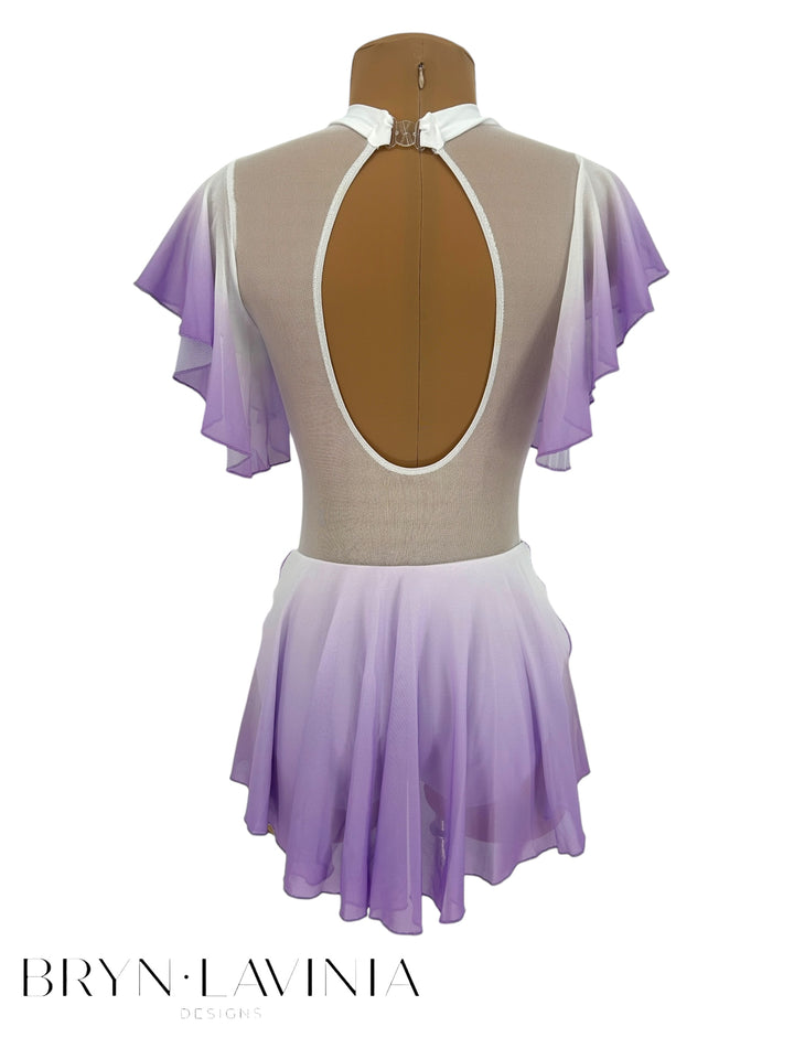 The Classic Leo- OMBRE Flutter Sleeves and Skirt (Made to Order)