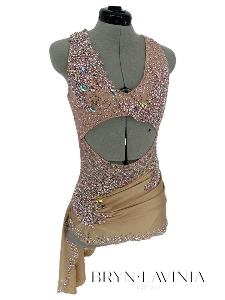 NEW AM Dusty Pink/Champagne ready to ship costume