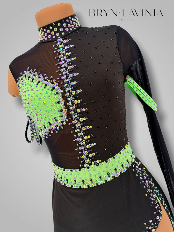AXS Lime Green/Black ready to ship Zena