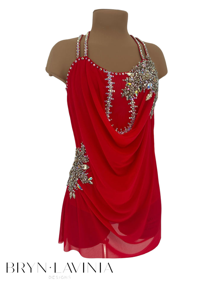 NEW AS Red/Champagne ready to ship costume