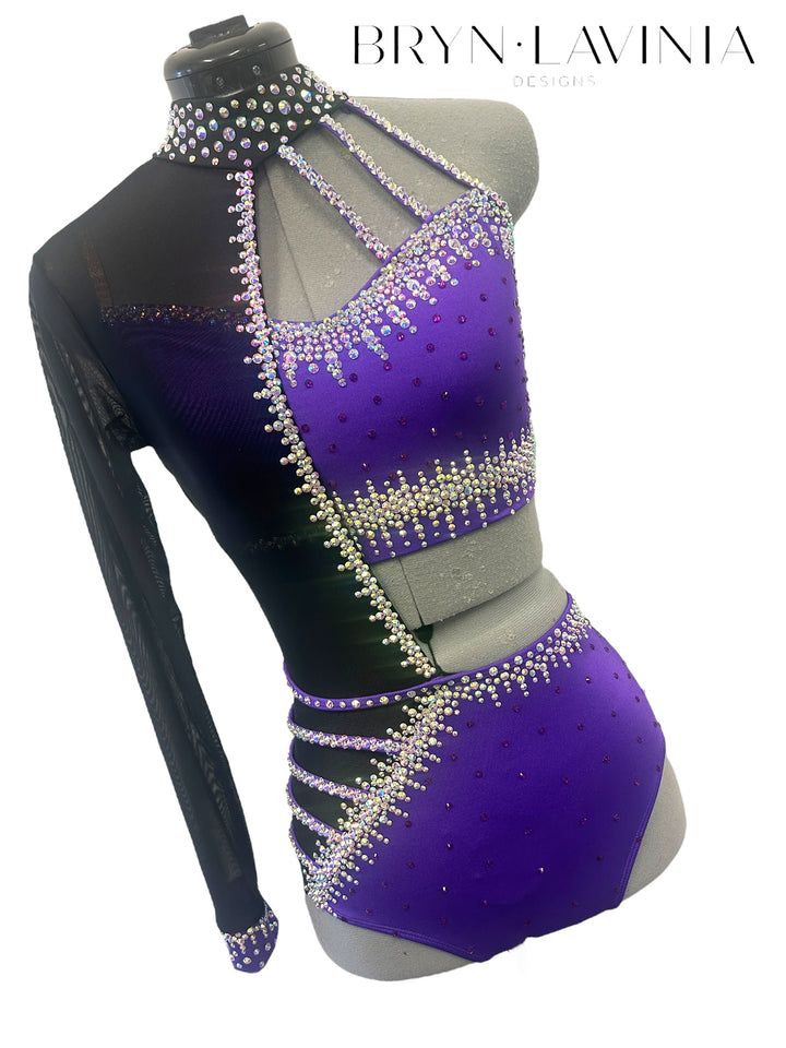 NEW AS Black/Purple ready to ship costume