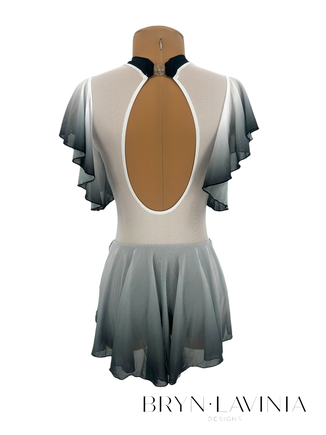 The Classic Leo- OMBRE Flutter Sleeves and Skirt (Made to Order)