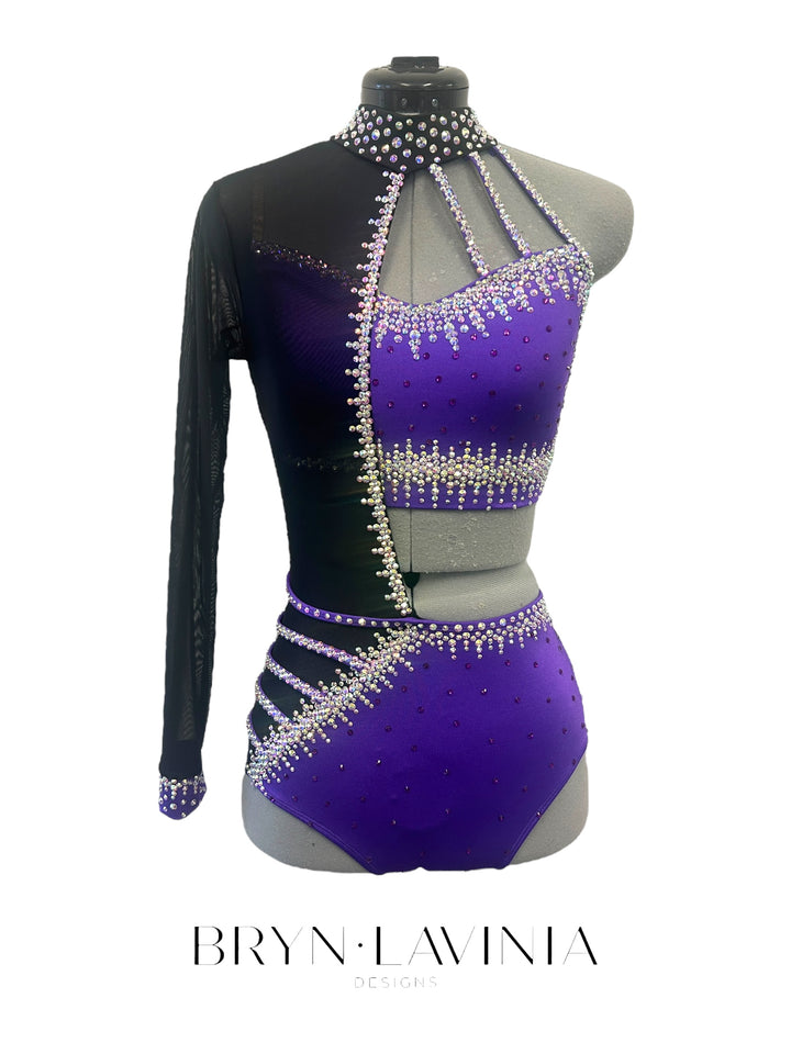 NEW AS Black/Purple ready to ship costume