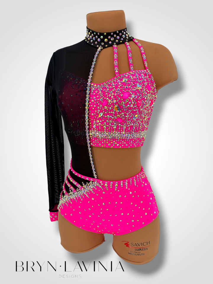 AS Hot Pink/Black Ready to Ship Harlow