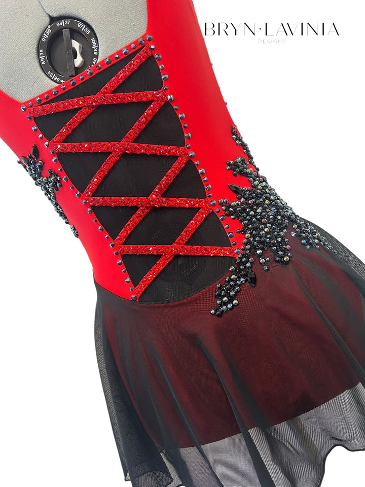 NEW AXS/AS Red/Black ready to ship costume
