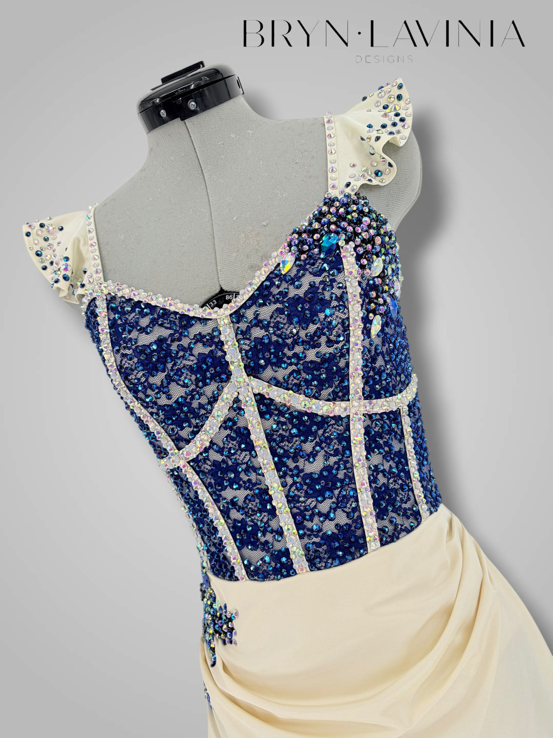 AXS Ivory/Navy Ready to Ship Mara