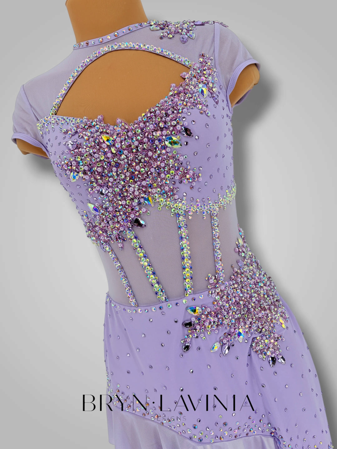 AXS Lilac ready to ship Mesh Ivy