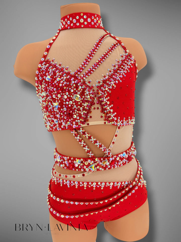 CXL Red/Light Nude Mesh ready to ship Ella