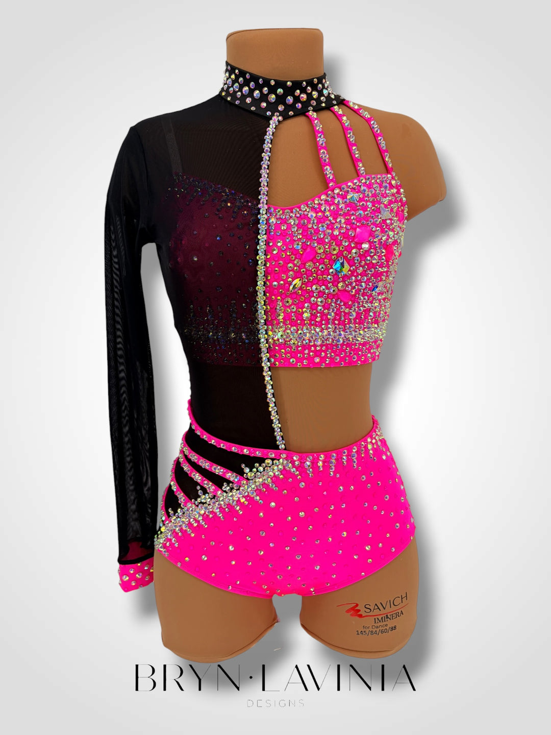 AS Hot Pink/Black Ready to Ship Harlow