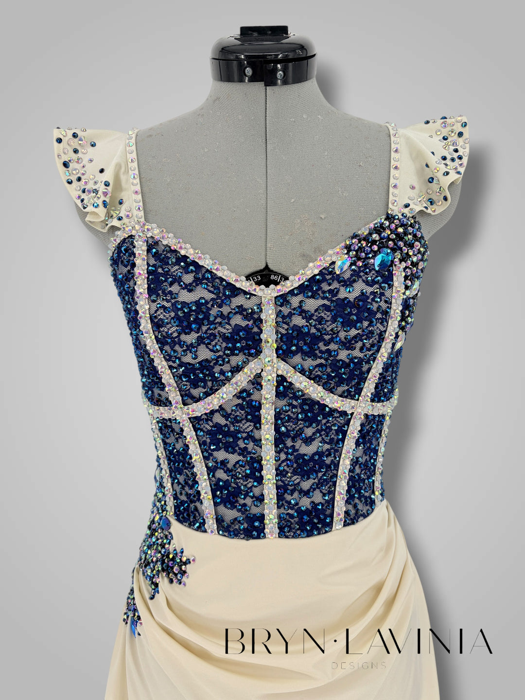 AXS Ivory/Navy Ready to Ship Mara