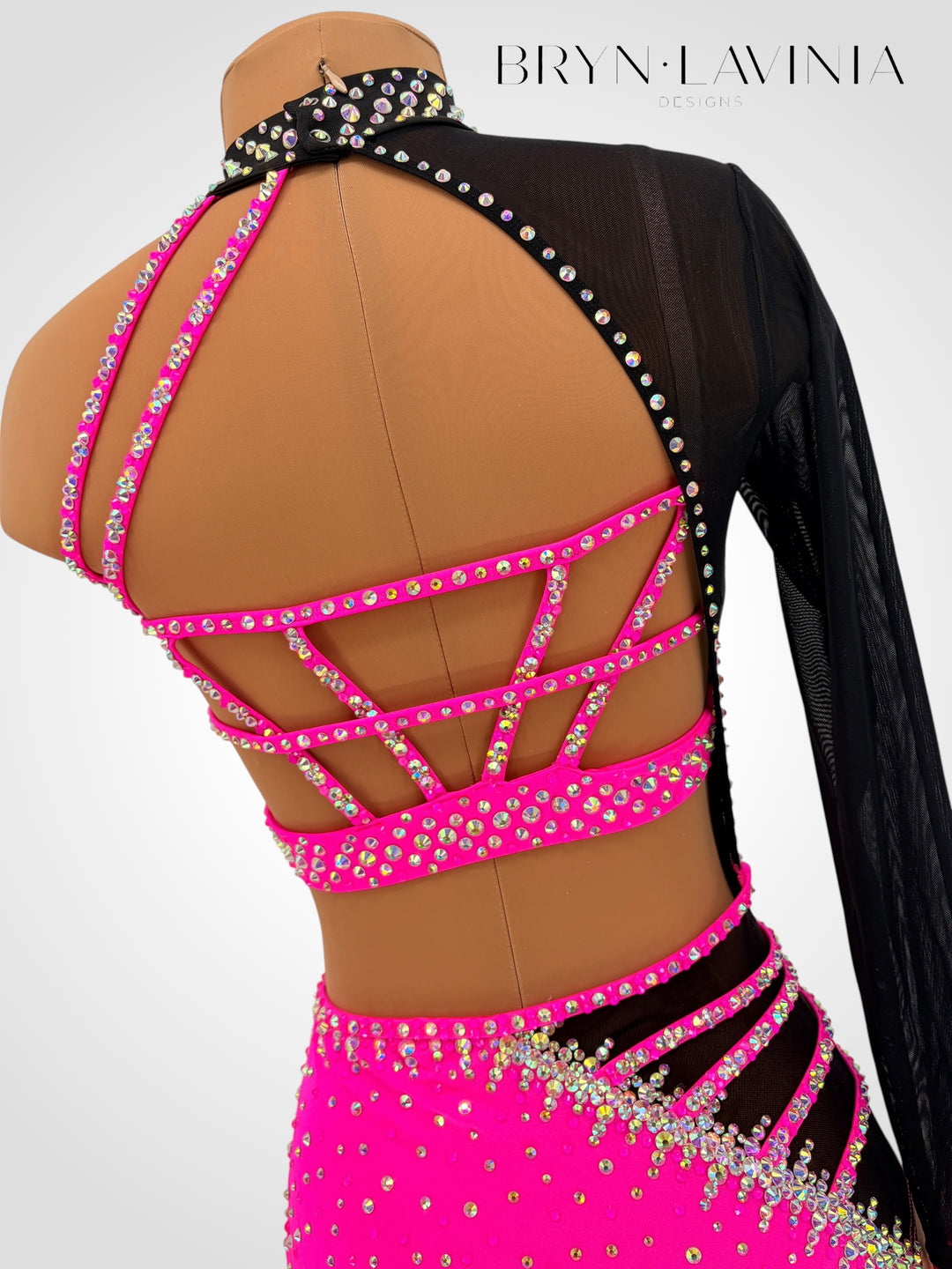 AS Hot Pink/Black Ready to Ship Harlow