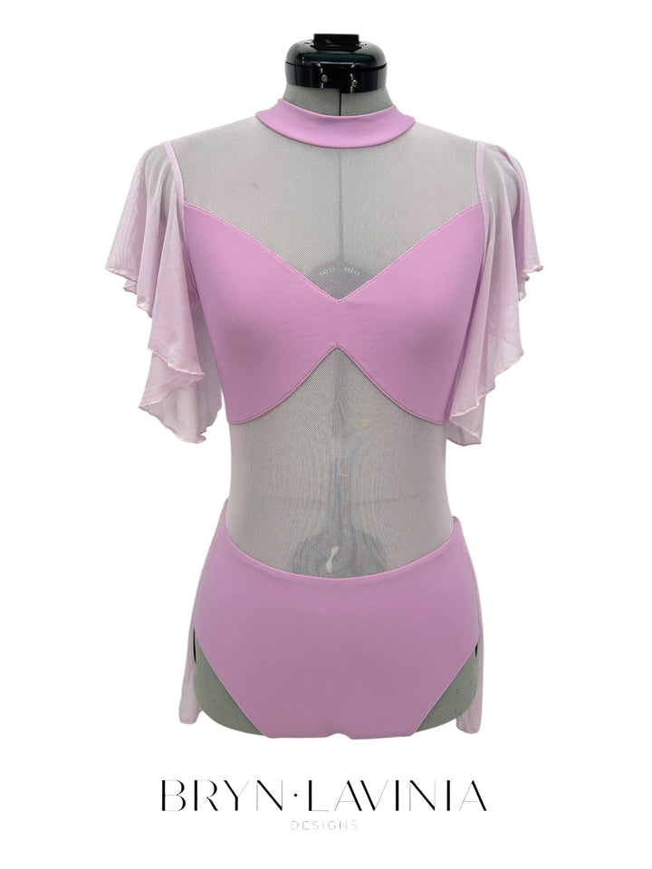 The Classic Leo- Flutter Sleeves and Skirt (Made to Order)