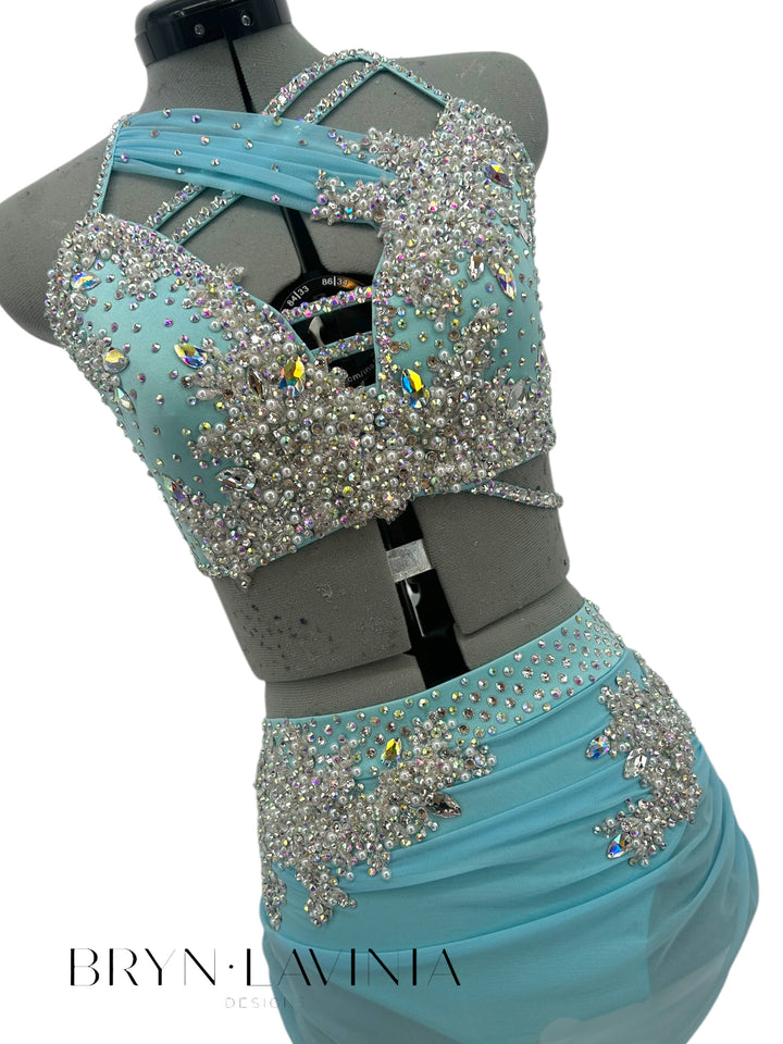 NEW AS Light Blue/White ready to ship costume