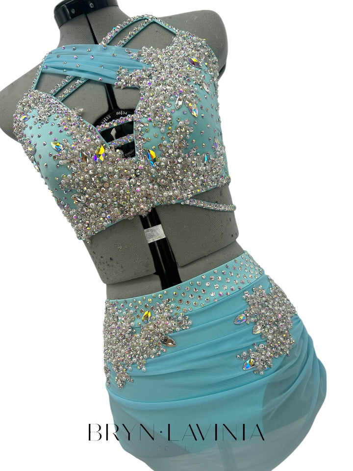 NEW AS Light Blue/White ready to ship costume