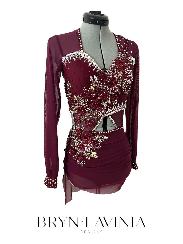 NEW AS Burgundy ready to ship costume