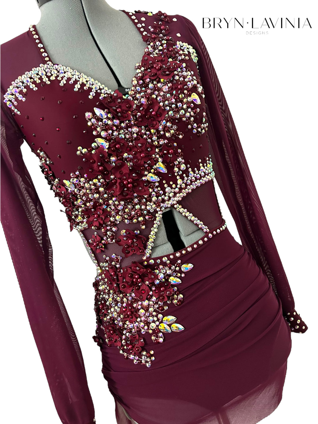 NEW AS Burgundy ready to ship costume