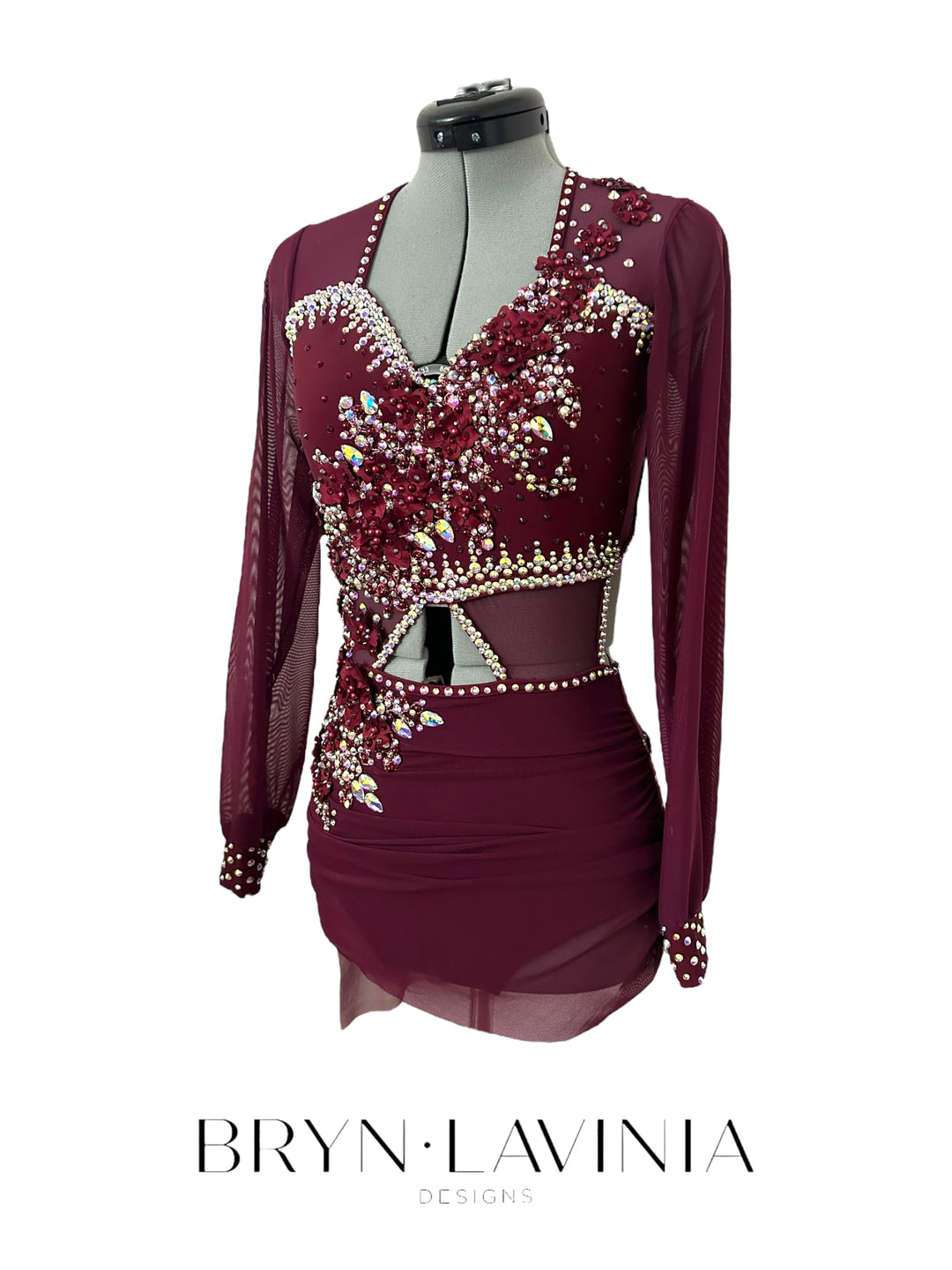 NEW AS Burgundy ready to ship costume