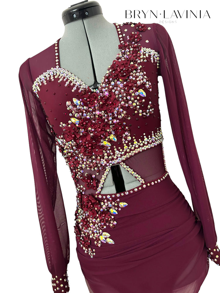 NEW AS Burgundy ready to ship costume