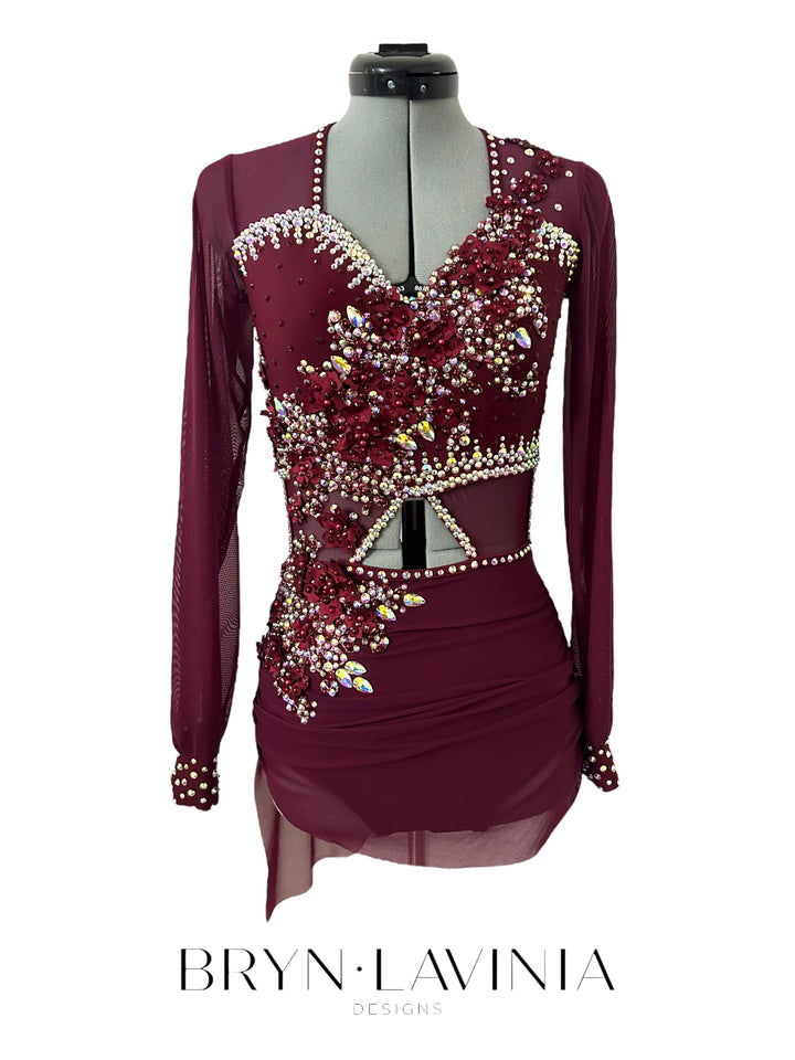 NEW AS Burgundy ready to ship costume