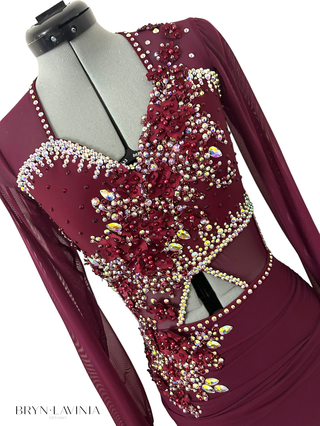 NEW AS Burgundy ready to ship costume