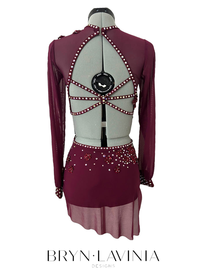 NEW AS Burgundy ready to ship costume