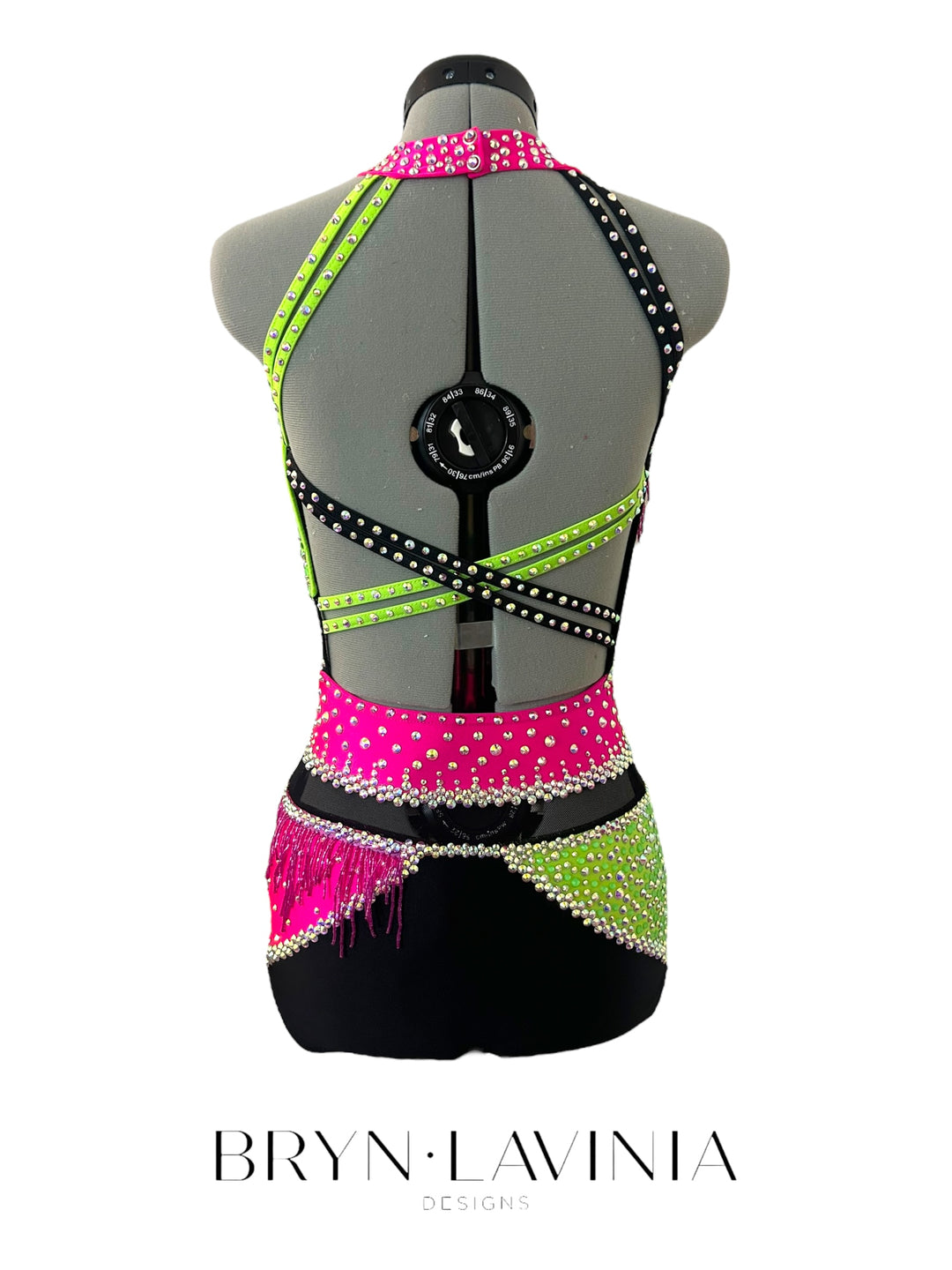 NEW AS Black/Neon Green/Pink ready to ship costume