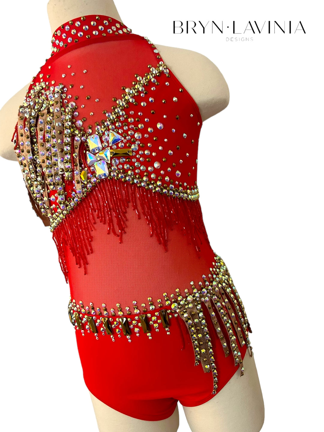 NEW Child Medium Red/Bronze ready to ship costume