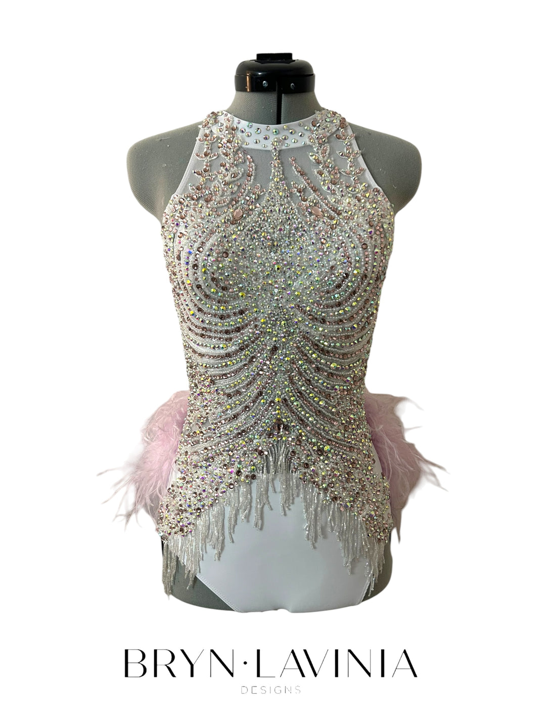 NEW AXS White/Light Pink ready to ship costume