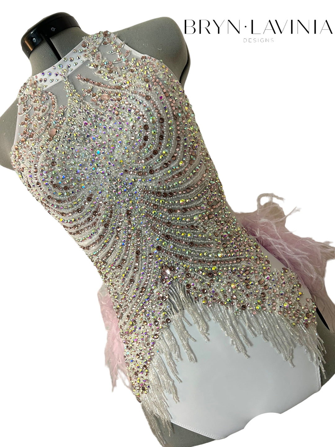 NEW AXS White/Light Pink ready to ship costume