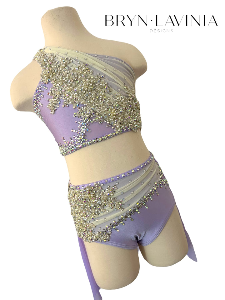 New CL lavender/ivory ready to ship costume