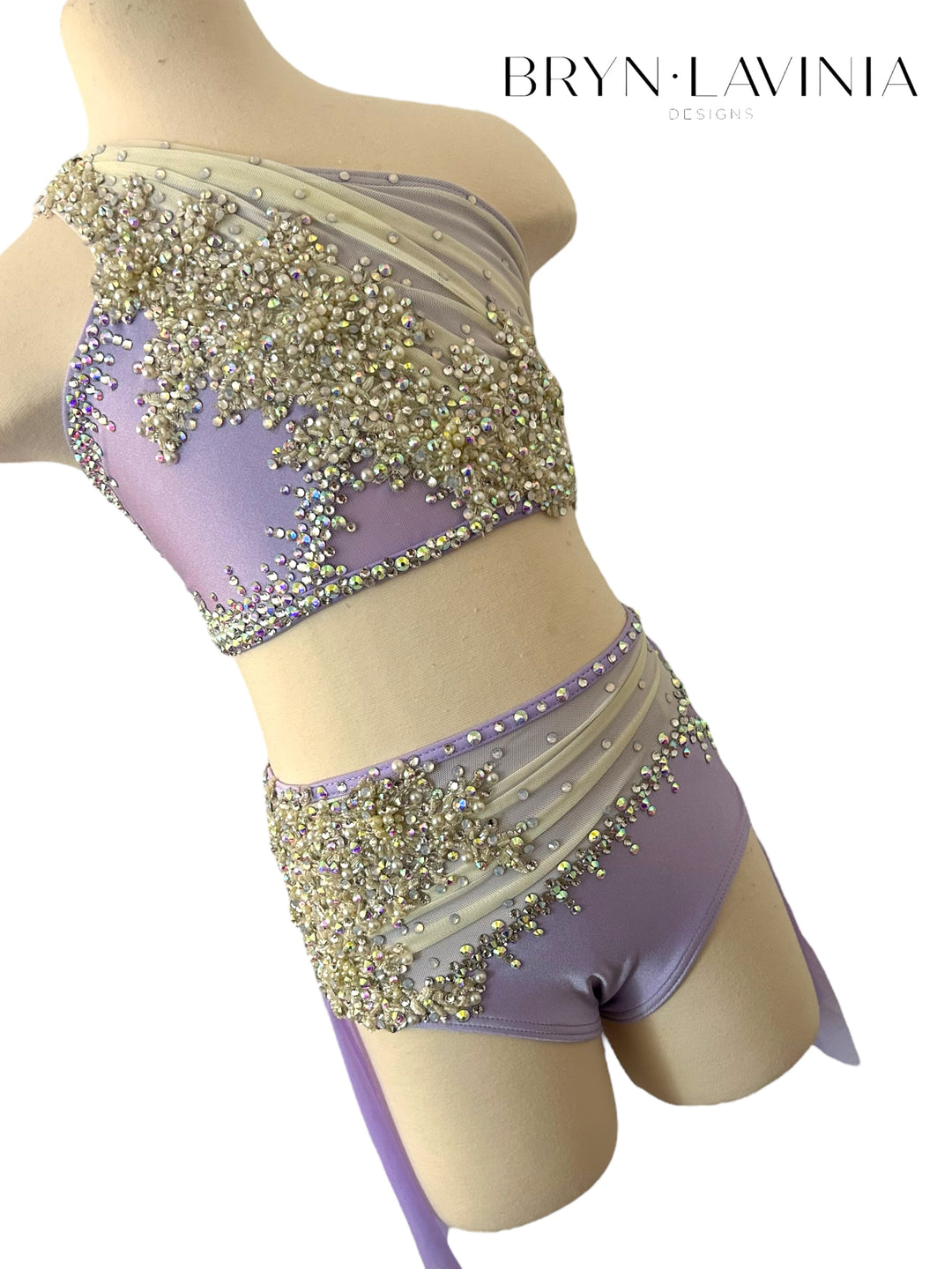 New CL lavender/ivory ready to ship costume