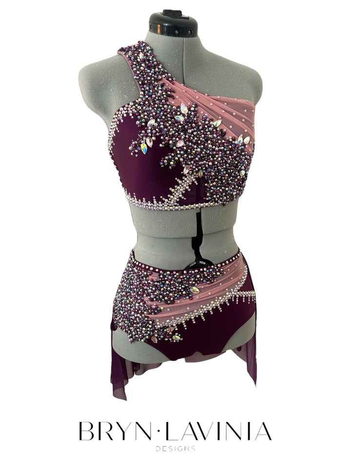 NEW AM Dark Purple/Pink ready to ship costume